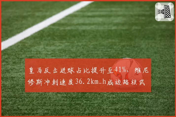 皇马反击进球占比提升至41%,维尼修斯冲刺速度36.2km_h成边路核武器